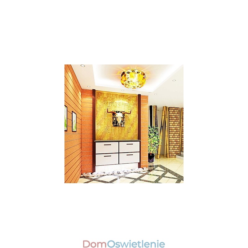 12*4,5 cm kryształowa lampa SMD CreativeTube reflektor pochłaniający światło kopuły