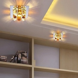 12*4,5 cm kryształowa lampa SMD CreativeTube reflektor pochłaniający światło kopuły