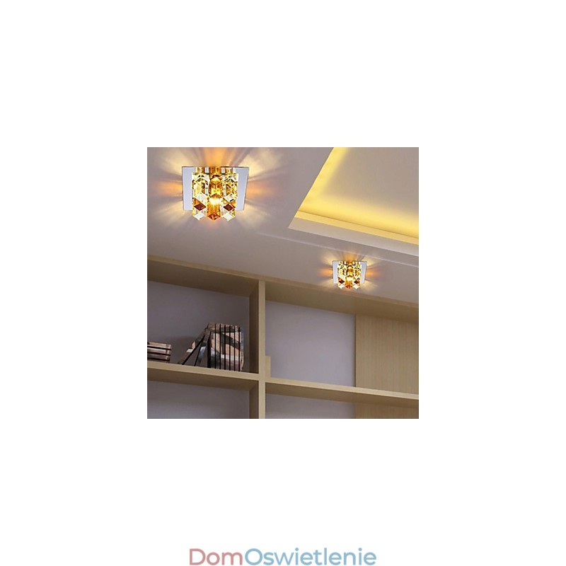 12*4,5 cm kryształowa lampa SMD CreativeTube reflektor pochłaniający światło kopuły