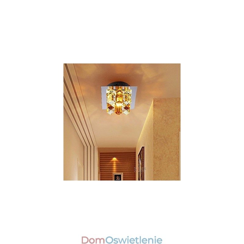 12*4,5 cm kryształowa lampa SMD CreativeTube reflektor pochłaniający światło kopuły