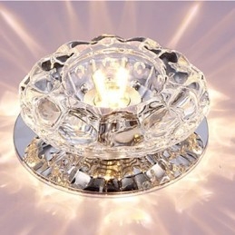 Kryształowa lampa sufitowa Spotlight SMD 3W Kreatywna lampa Absorbująca światło kopuły