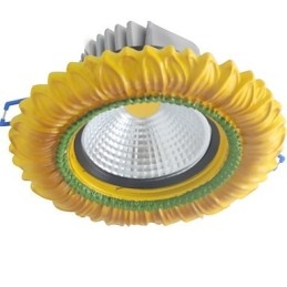 Europejska lampa sufitowa 1 W, średnica otworu lampy 6,7 cm, styl retro śródziemnomorski