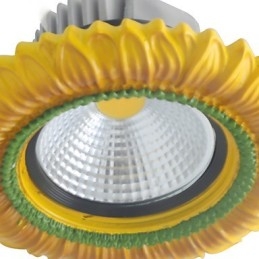 Europejska lampa sufitowa 1 W, średnica otworu lampy 6,7 cm, styl retro śródziemnomorski