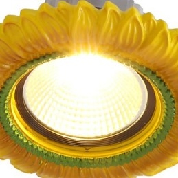 Europejska lampa sufitowa 1 W, średnica otworu lampy 6,7 cm, styl retro śródziemnomorski