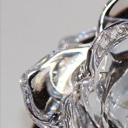 Nowoczesny współczesny kryształowy mini styl galwanizowany metalowy uchwyt ścienny