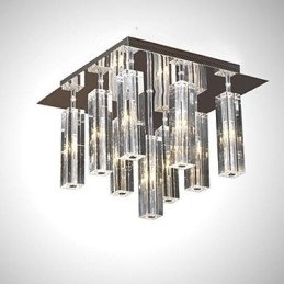 Nowoczesny współczesny kryształowy chromowany metalowy uchwyt ścienny
