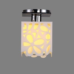 Rustykalna lampa sufitowa w stylu miniaturowym z powłoką galwaniczną