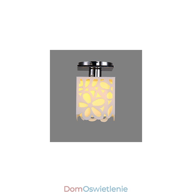Rustykalna lampa sufitowa w stylu miniaturowym z powłoką galwaniczną