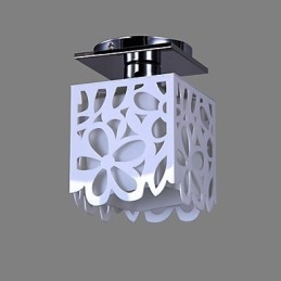 Rustykalna lampa sufitowa w stylu miniaturowym z powłoką galwaniczną