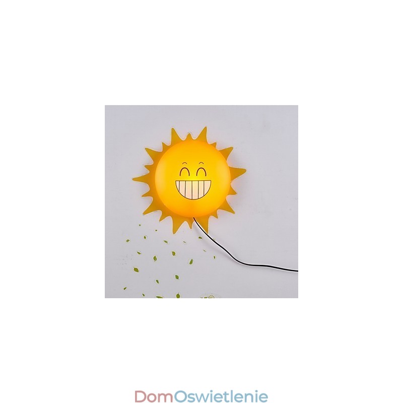 Tapeta Lampy ścienne Kwiat Twarz DIY Zabawa Atmosfera Lampka nocna Dzieci Lampka nocna Dekoracja Słońce