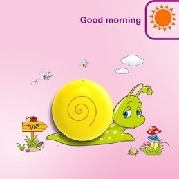 Ślimak Odporny na wysoką temperaturę Plastikowy Światło i 10 C Może Usunąć Kreatywną 3D Tapeta Ścienna Lampa