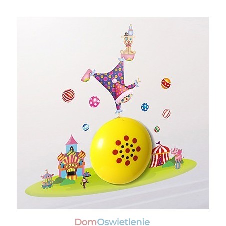 Klown Odporny na wysoką temperaturę plastik Światło i 10 C Może Usunąć Kreatywną 3D Tapeta Ścienna Lampa Klown Odporny na wysoką temperaturę plastik Światło i 10 C Może Usunąć Kreatywną 3D Tapeta Ścienna Lampa