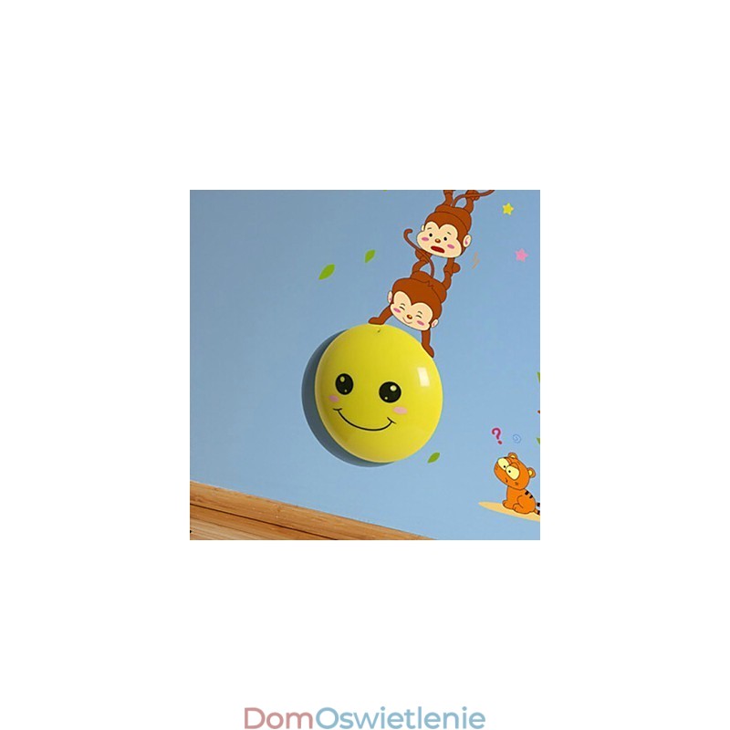 Naklejki ścienne małpki światło aktywowane inteligentna indukcja smetopa ozdoba ścienna lampa