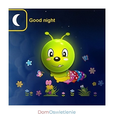 Caterpillar Odporna na wysoką temperaturę plastikowa lampa i 10 C może usunąć kreatywną tapetę 3D