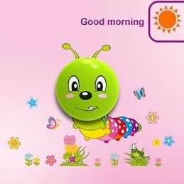 Caterpillar Odporna na wysoką temperaturę plastikowa lampa i 10 C może usunąć kreatywną tapetę 3D