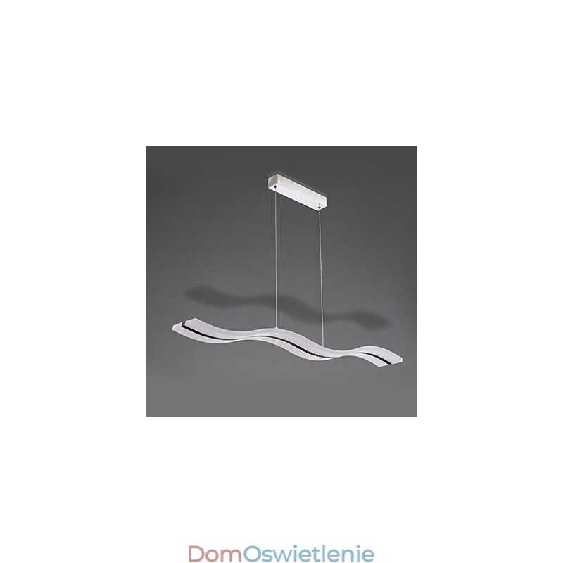 Nowoczesna współczesna lampa wisząca chromowana