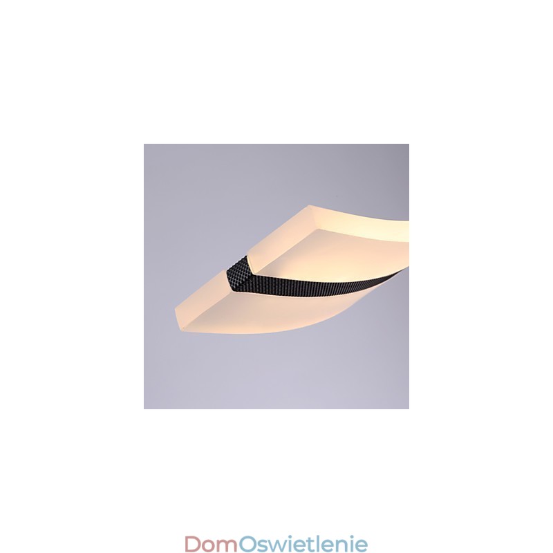 Nowoczesna współczesna lampa wisząca chromowana