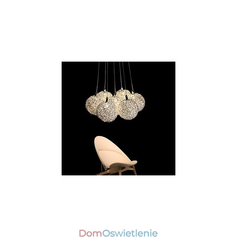 Wisząca lampa Nowoczesna 7-punktowa aluminiowa lampa wisząca do wyposażenia domu