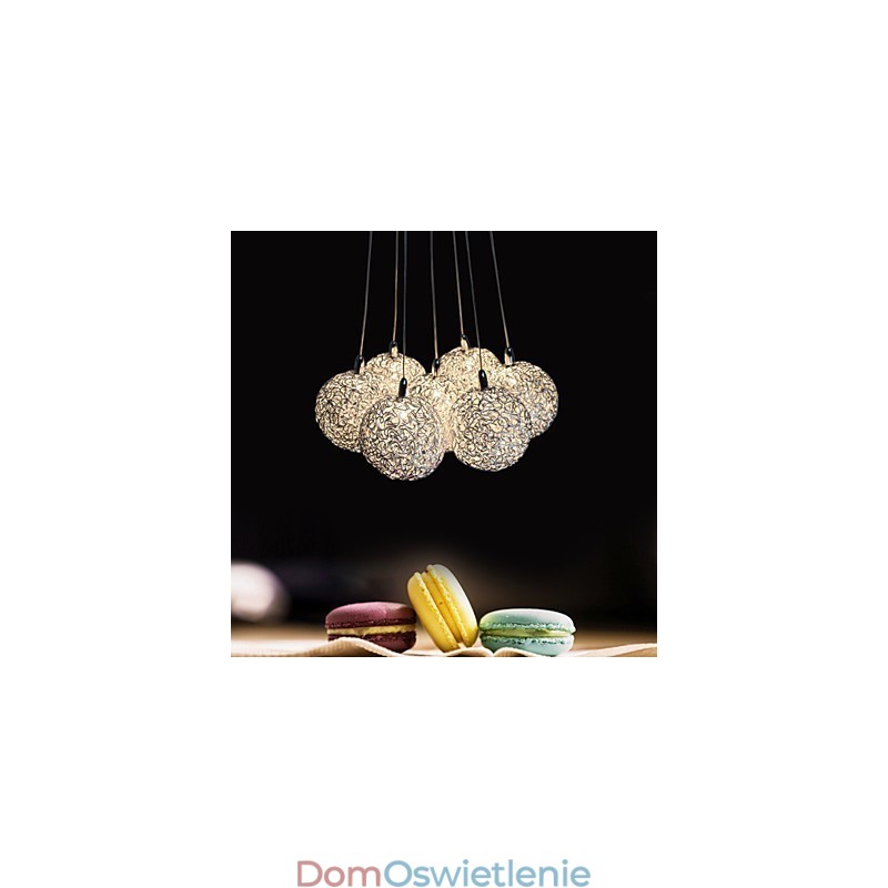 Wisząca lampa Nowoczesna 7-punktowa aluminiowa lampa wisząca do wyposażenia domu