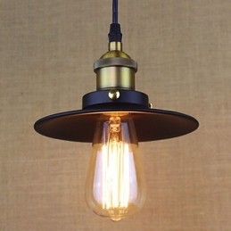 Amerykańska rustykalna ultraminiaturowa lampa wisząca w stylu retro industrialnym