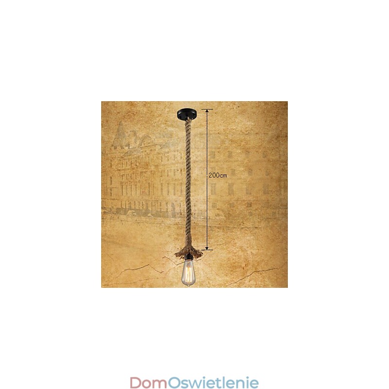 Tradycyjny Klasyczny Rustykalny Domek Vintage Country Retro Wisząca Lampa