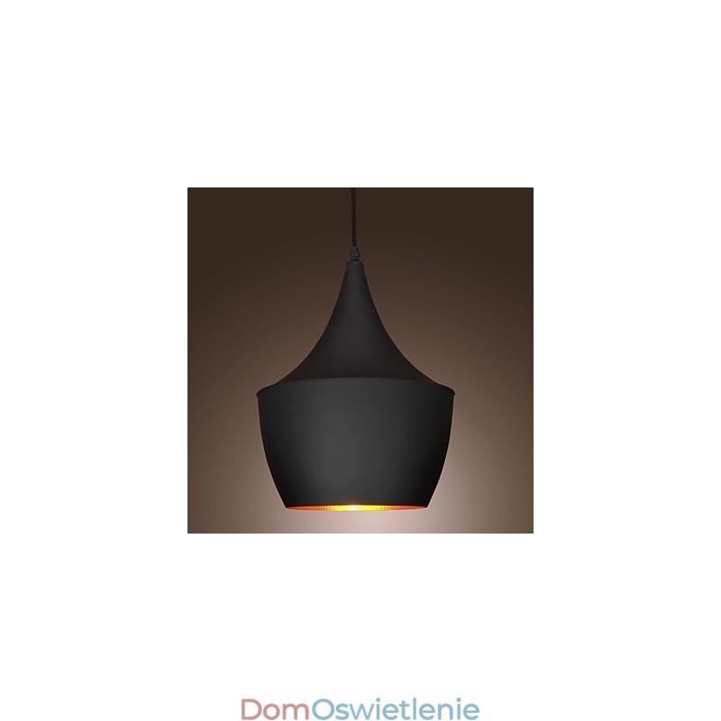 Wisząca lampa Retro Vintage Tom Dixon Design Czarny