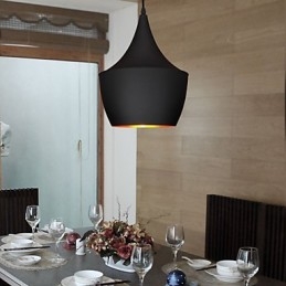 Wisząca lampa Retro Vintage Tom Dixon Design Czarny