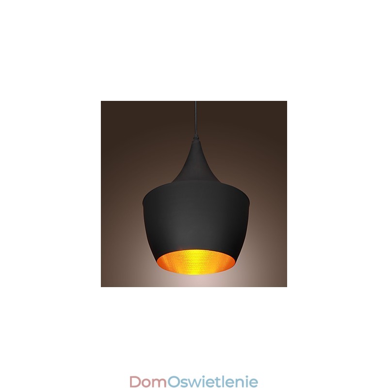 Wisząca lampa Retro Vintage Tom Dixon Design Czarny