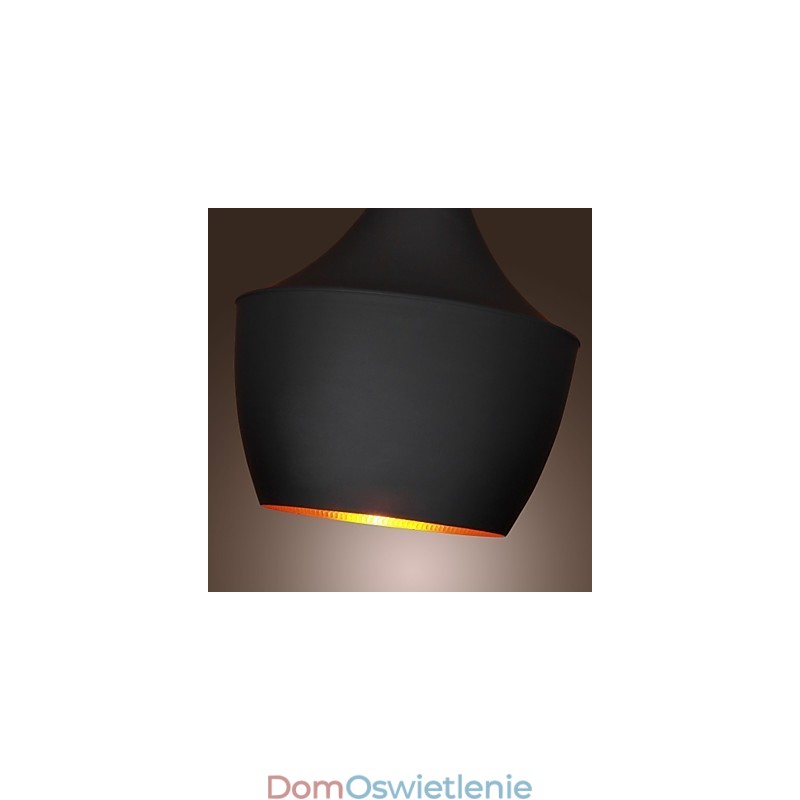 Wisząca lampa Retro Vintage Tom Dixon Design Czarny