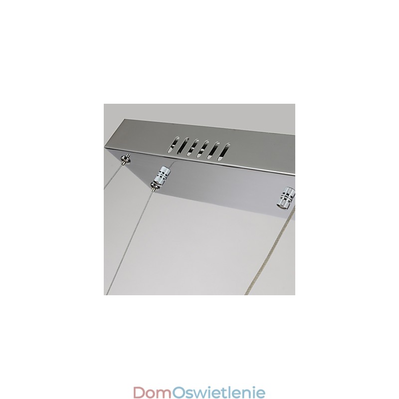 Nowoczesna współczesna lampa wisząca z kryształu chromowanego metalu