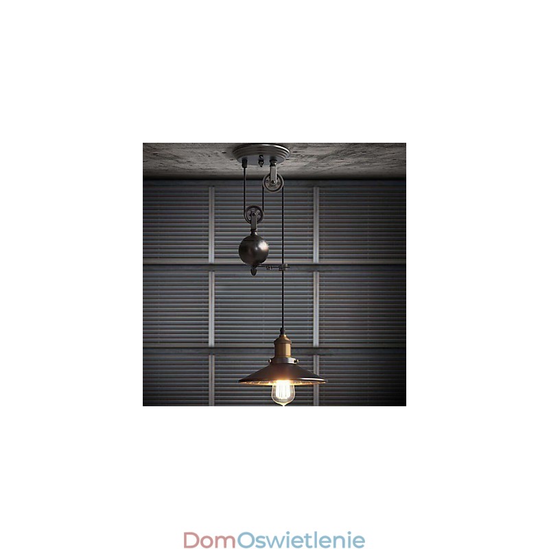 Lampy wiszące Rustykalny domek Vintage Retro Wiejski garaż Metal