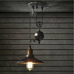 Lampy wiszące Rustykalny domek Vintage Retro Wiejski garaż Metal