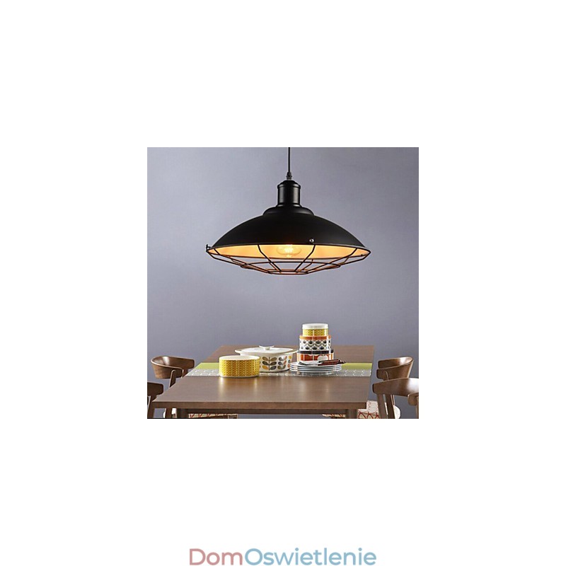 Żyrandol wiszący w stylu retro industrialnym