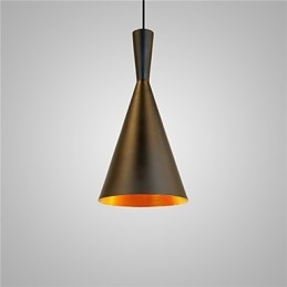 Lampa wisząca Retro Vintage Tom Dixon Design Czarno-biała C Typ Cafe lampy wiszące