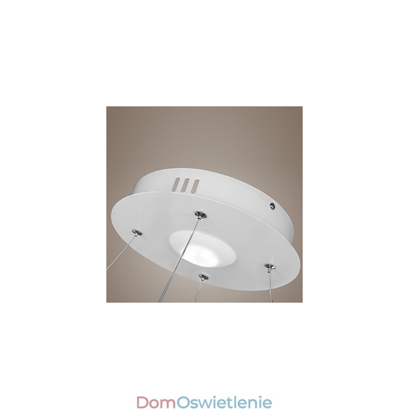 Nowoczesna lampa wisząca z wysokiej jakości akrylu, pojedynczy pierścień