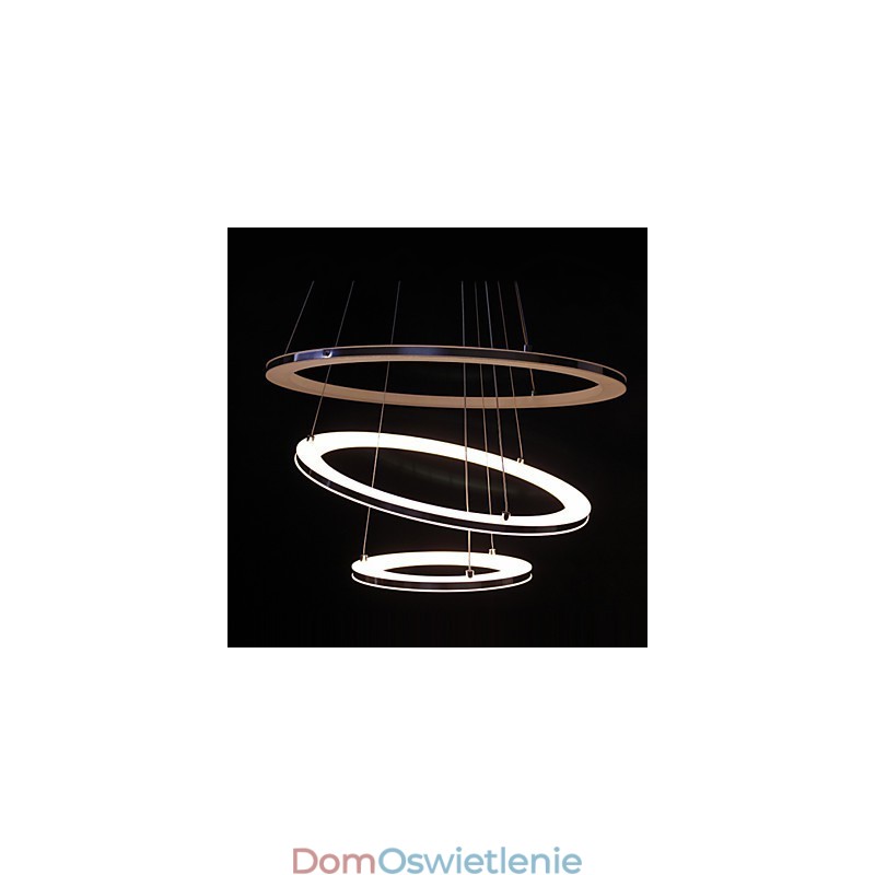 Nowoczesna lampa wisząca 3 pierścienie lampa wisząca akrylowa