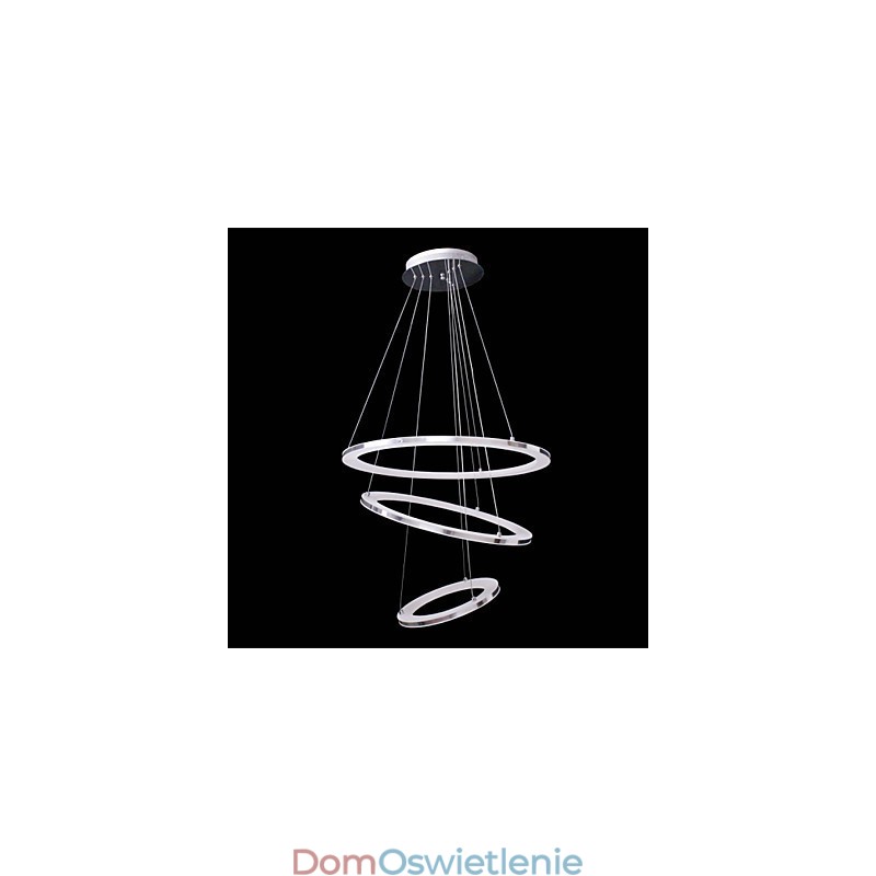 Nowoczesna lampa wisząca 3 pierścienie lampa wisząca akrylowa