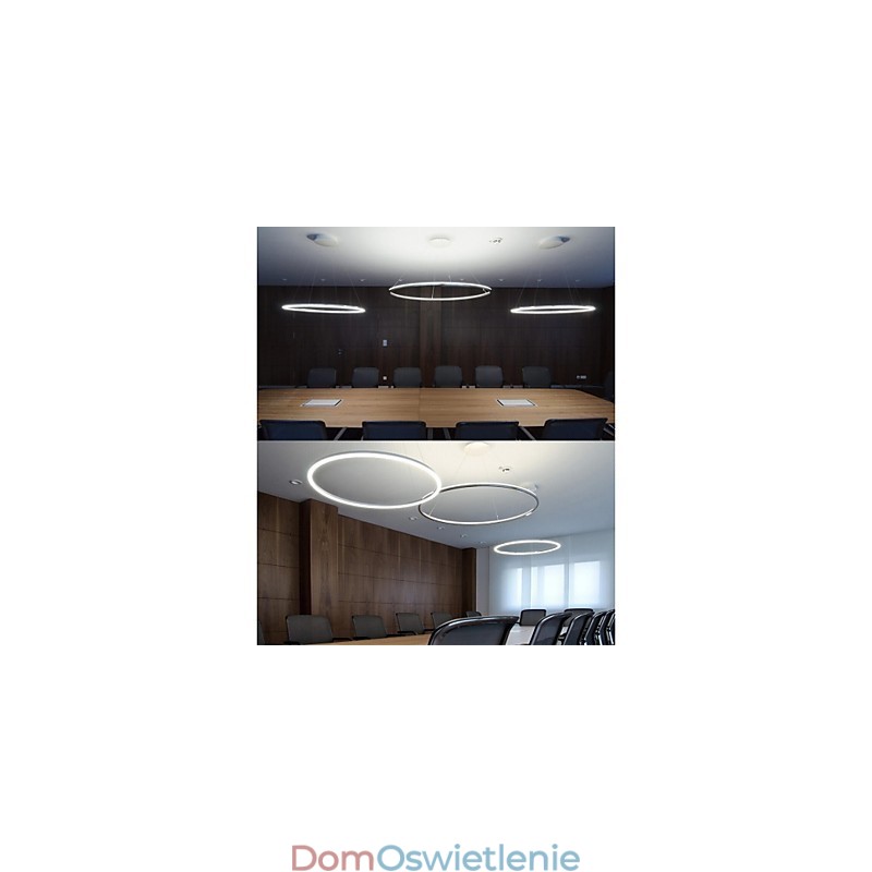 Nowoczesna, współczesna, miniaturowa lampa wisząca z galwanizowanego metalu