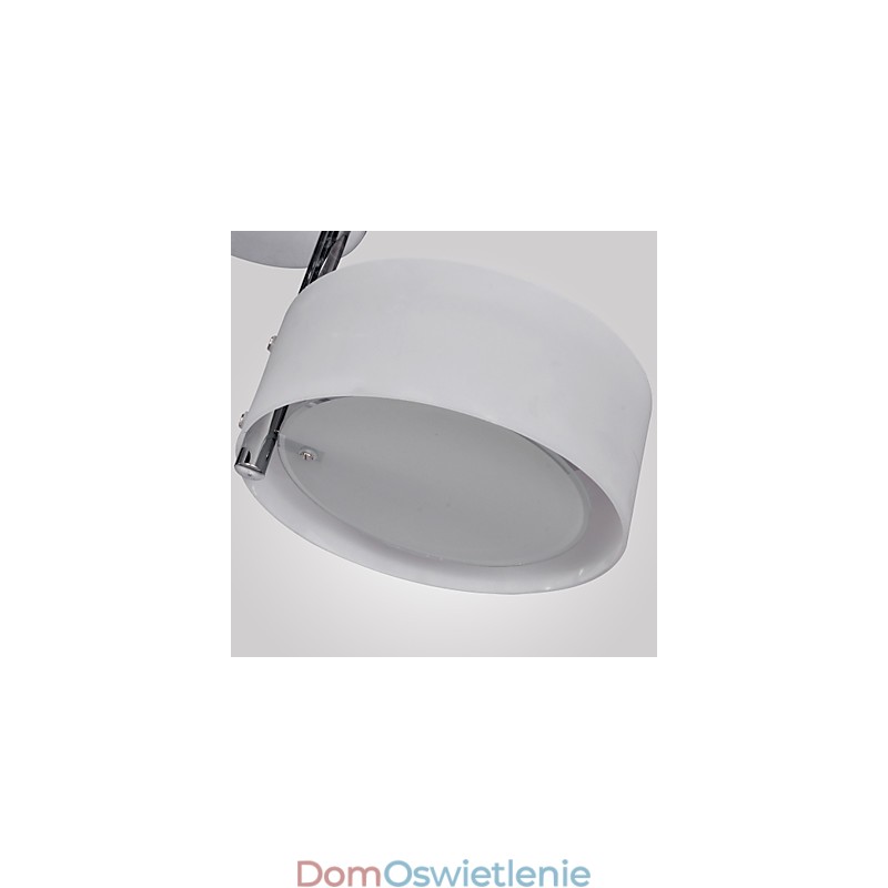 Nowoczesny współczesny chromowany metalowy żyrandol montowany na płasko