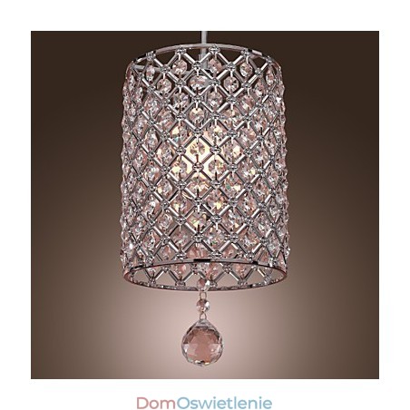 Wisząca lampa Crystal Drop w stylu cylindrycznym Wisząca lampa Crystal Drop w stylu cylindrycznym