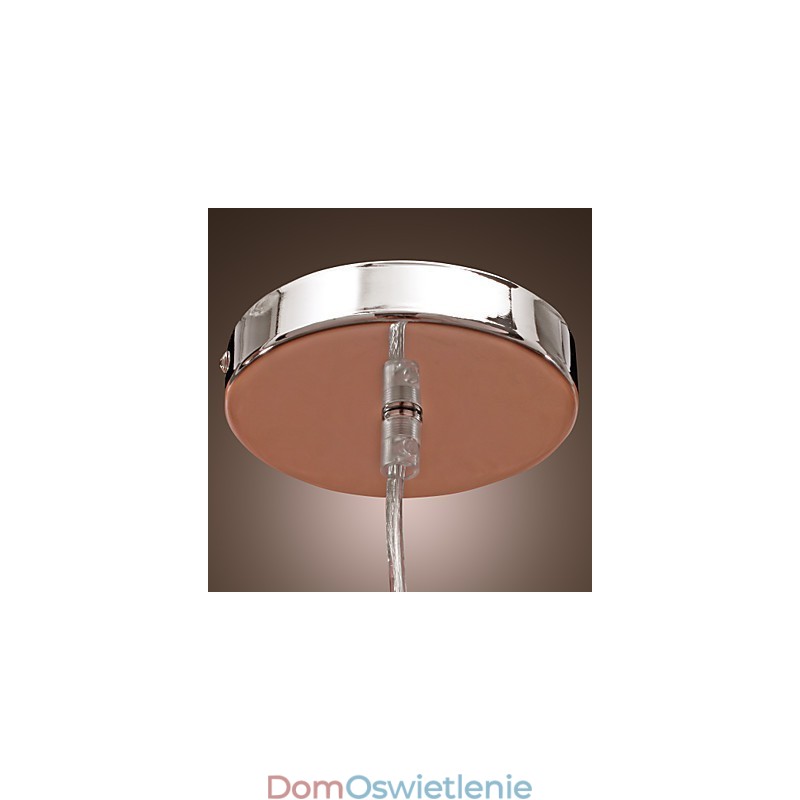 Wisząca lampa Crystal Drop w stylu cylindrycznym