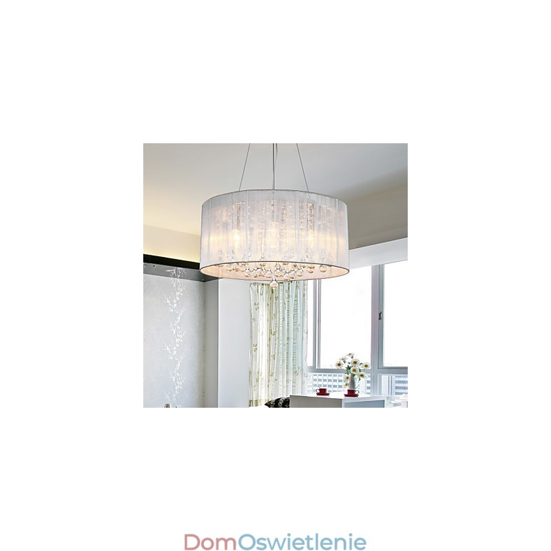 Wisząca lampa bębnowa nowoczesna 4 światła