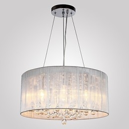 Wisząca lampa bębnowa nowoczesna 4 światła