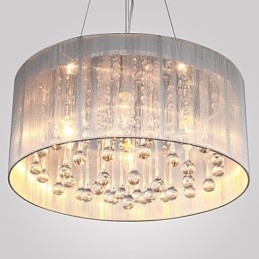Wisząca lampa bębnowa nowoczesna 4 światła