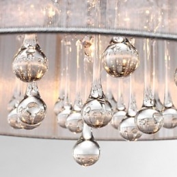 Wisząca lampa bębnowa nowoczesna 4 światła