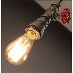 Retro lampa wisząca akt rola ofing loft dekoracja wiejski industrialna rura lampa wisząca