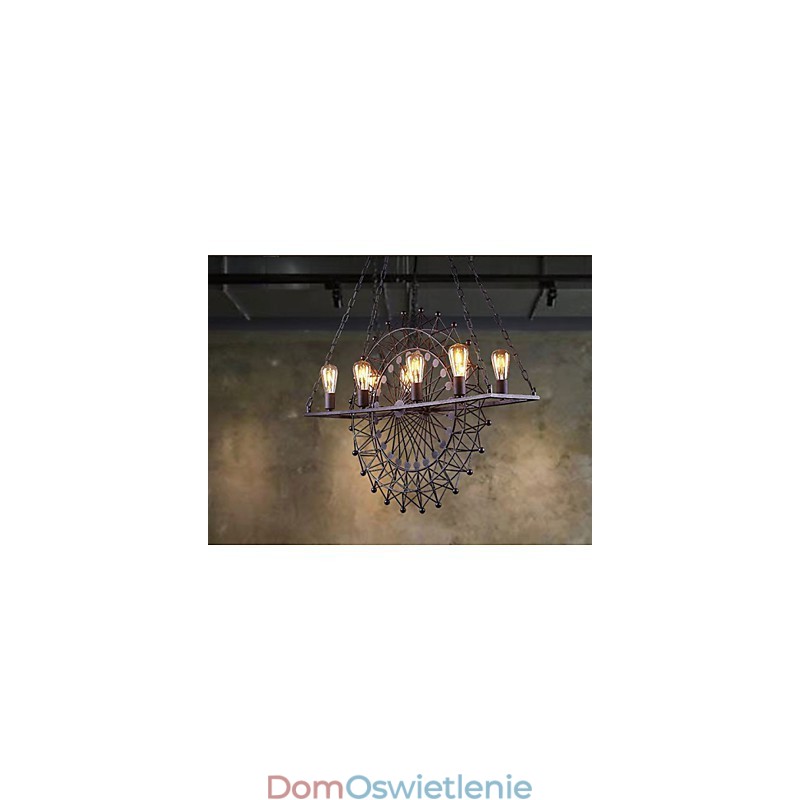 Lampa wisząca Skyscraper Wheel w stylu industrialnym