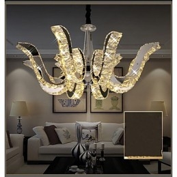 Lampa kryształowa Nowoczesna luksusowa lampa wisząca z kryształu