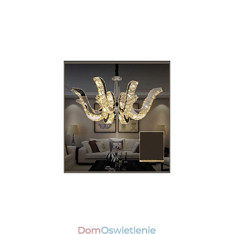 Lampa kryształowa Nowoczesna luksusowa lampa wisząca z kryształu