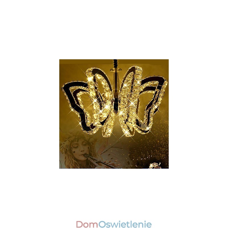 Lampa motyl Nowoczesna luksusowa lampa kryształowa 8